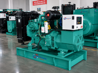 Máy phát điện chống ồn Cummins phù hợp cho khu dân cư, tòa nhà và bệnh viện.