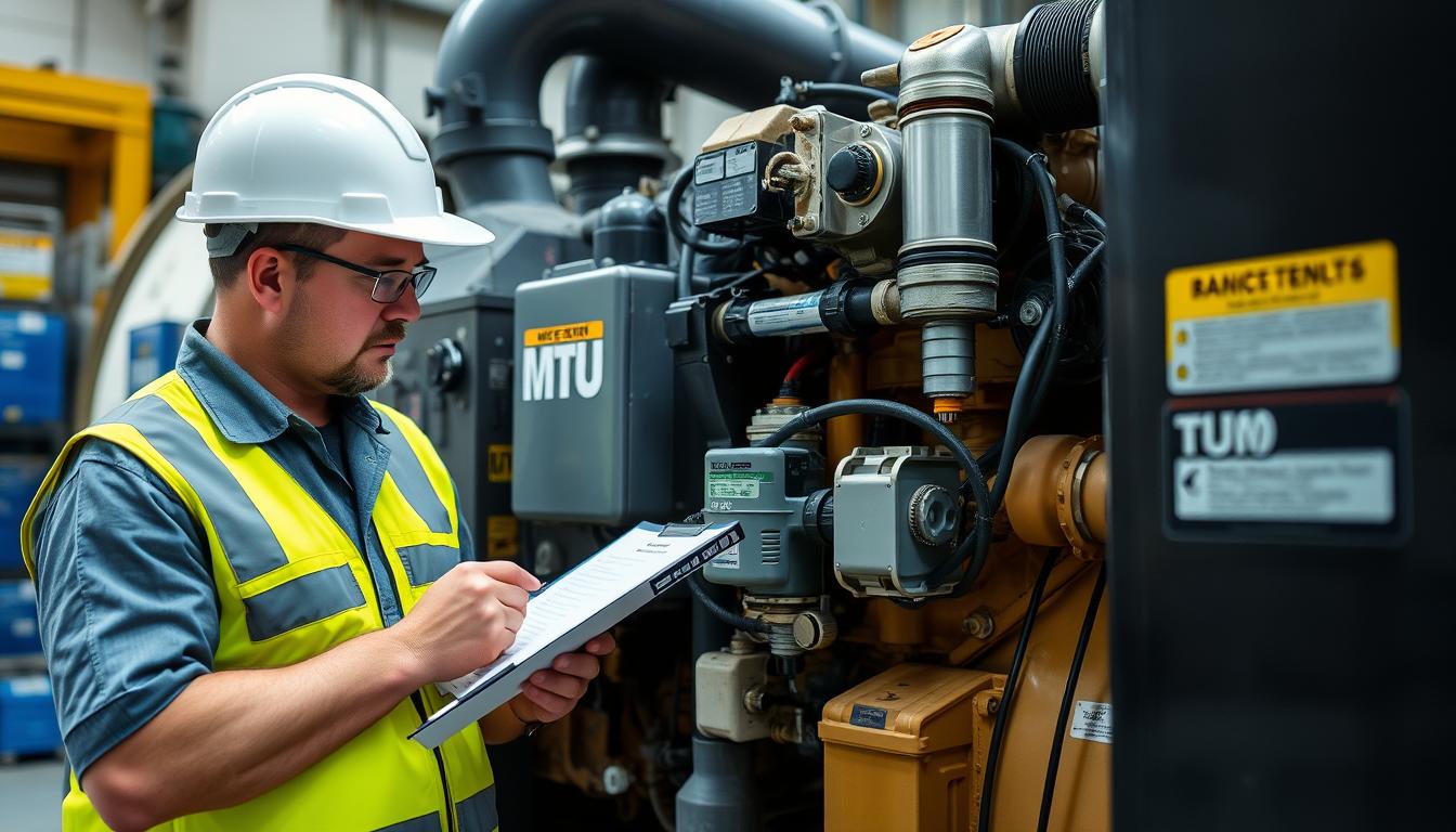 Bảo trì định kỳ máy phát điện MTU