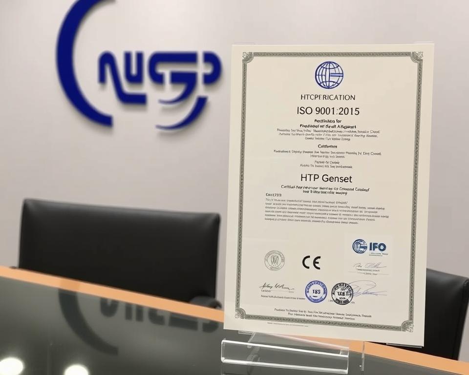 Chứng nhận ISO 9001:2015 của HTP-Genset